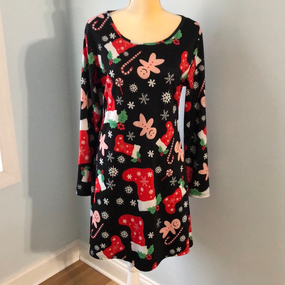 Ugly Christmas sweater dress size large